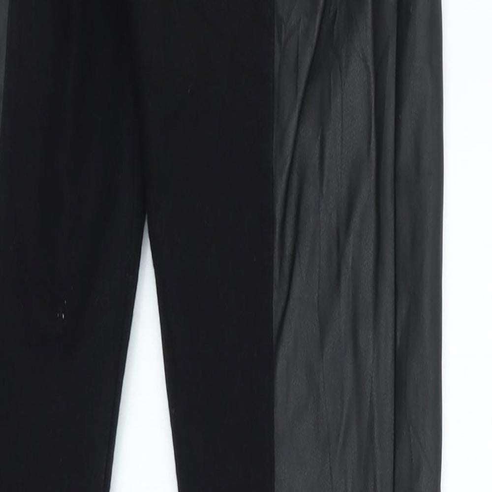 H&M Womens Black Cotton Jegging Leggings Size 4 L25 in