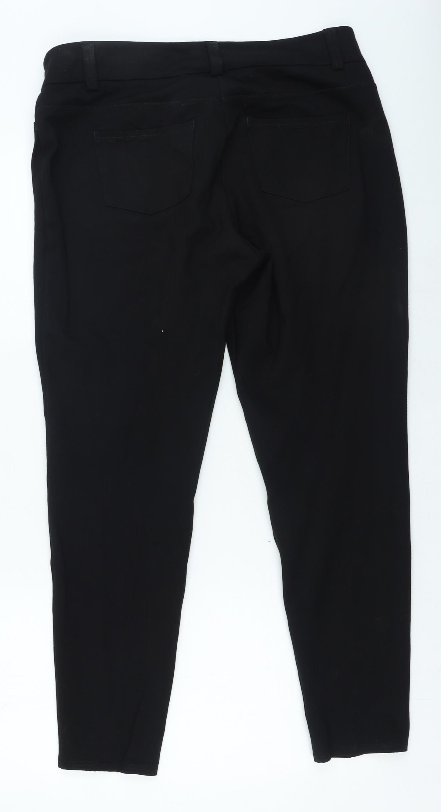 NEXT Womens Black Vinyl Jegging Leggings Size 16 L26 in