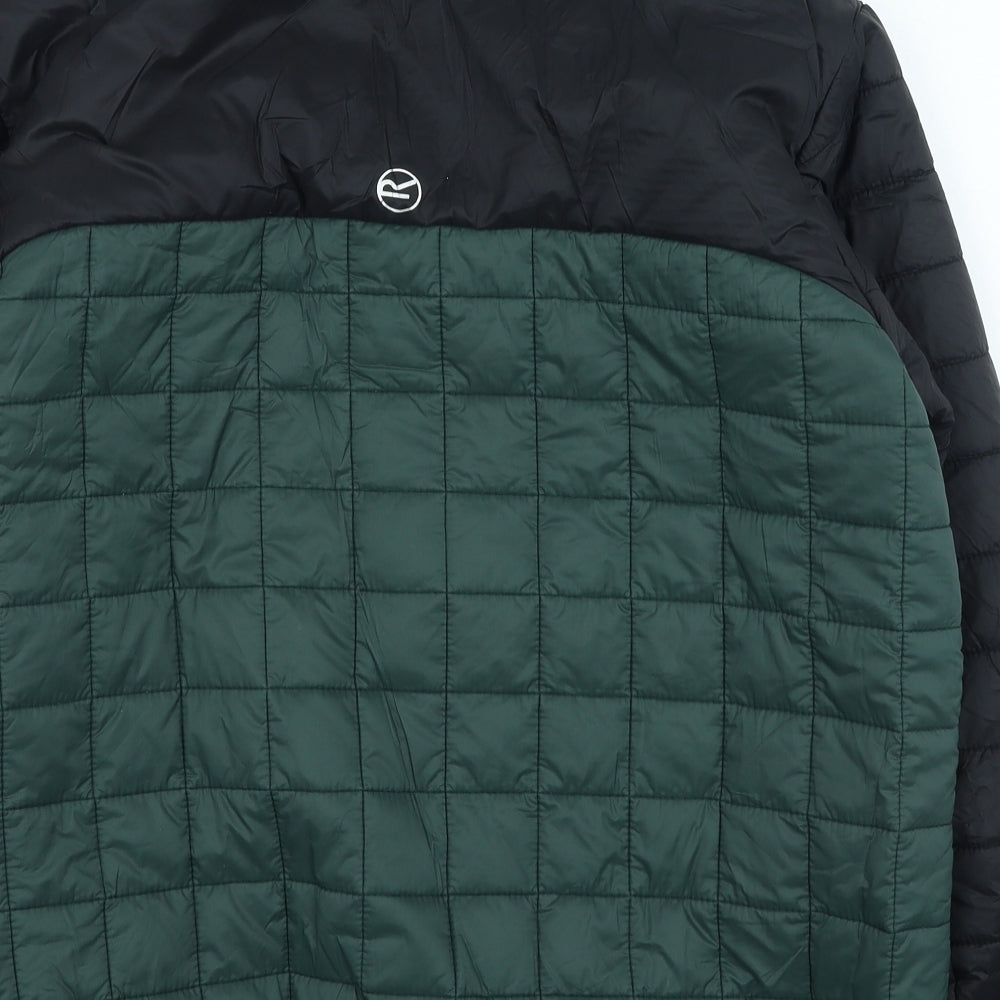 Regatta Mens Green Quilted Coat Size XL Zip