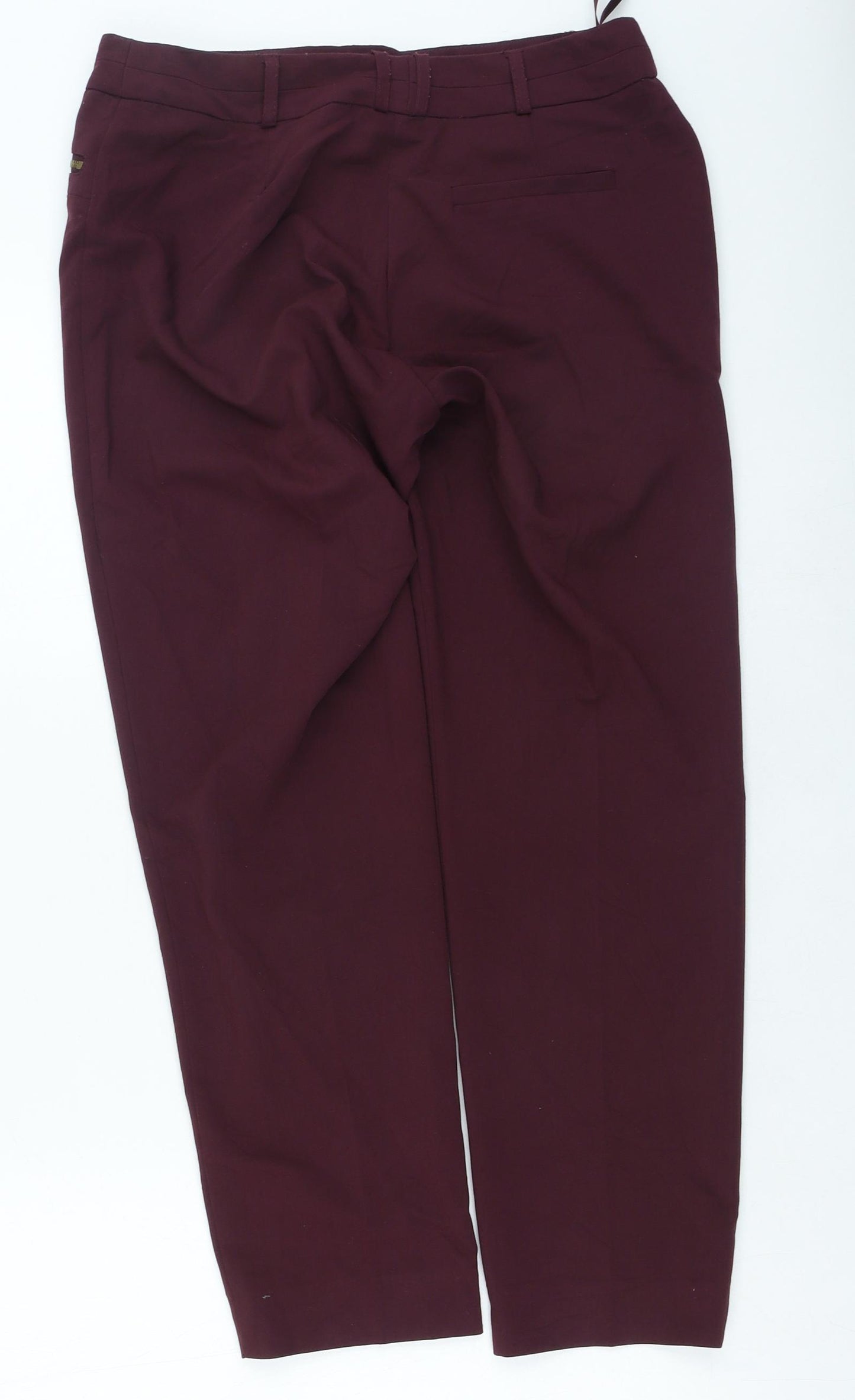 BHS Womens Purple Polyester Jegging Jeans Size 12 L26 in Regular Zip