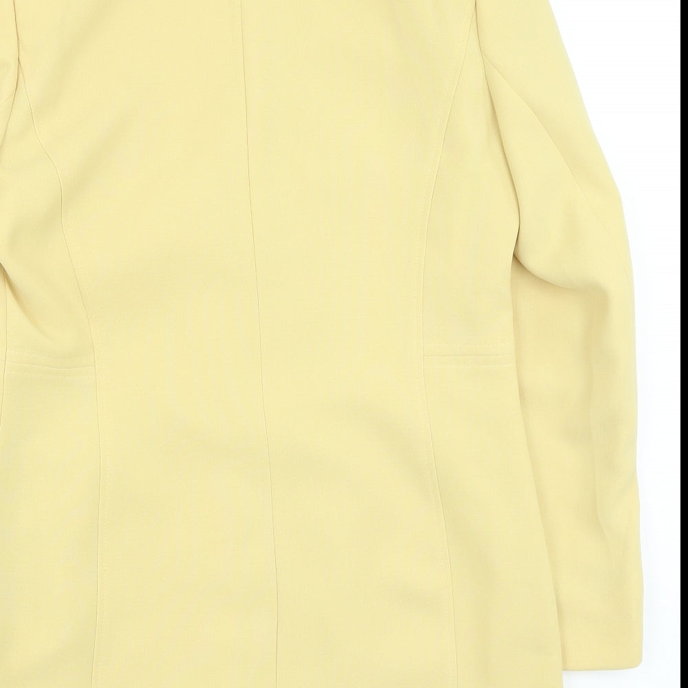 Eastex Womens Yellow Jacket Size 10 Button