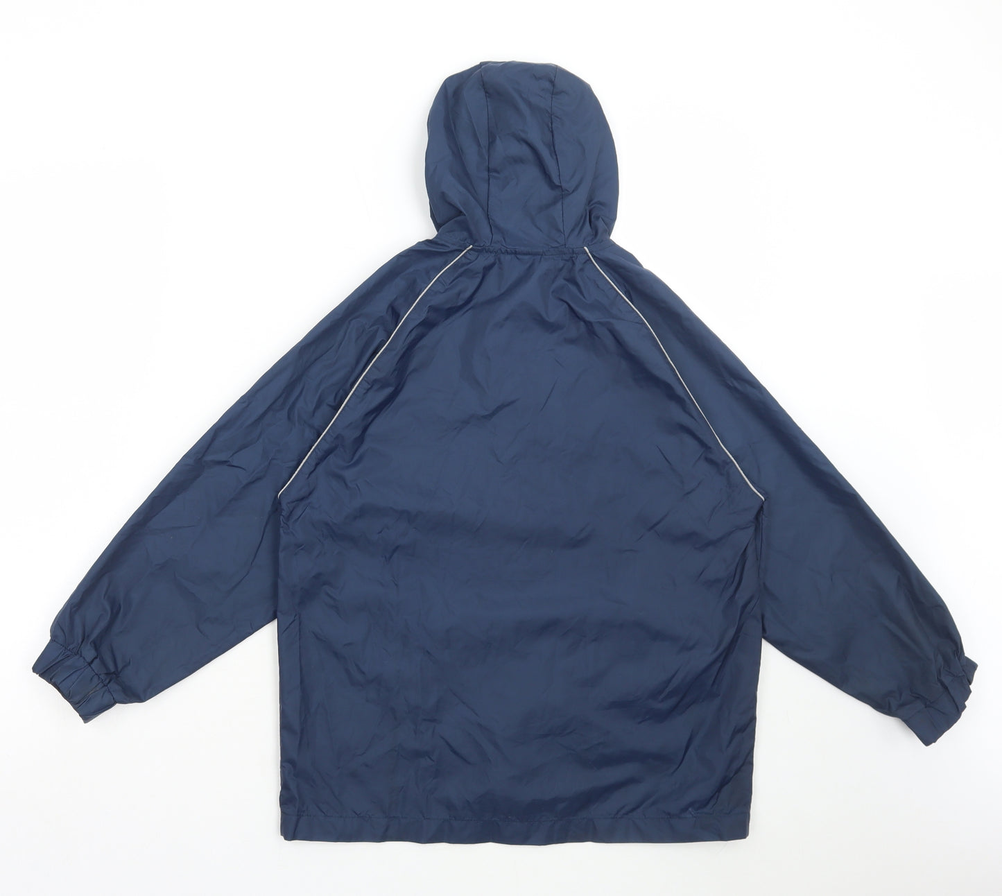 Back to School Boys Blue Rain Coat Coat Size M Pullover