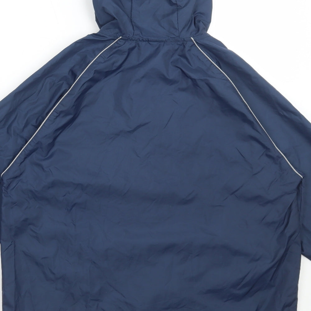 Back to School Boys Blue Rain Coat Coat Size M Pullover