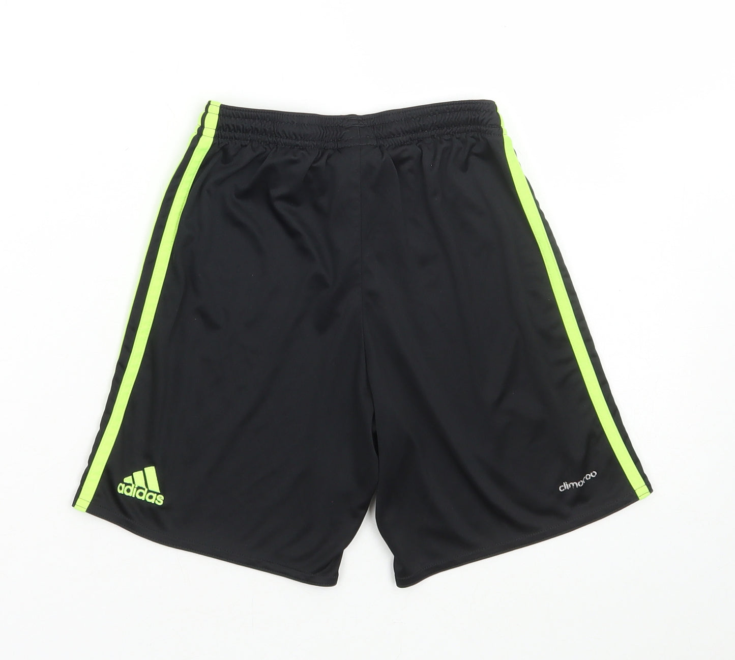 adidas Boys Black Polyester Sweat Shorts Size 9-10 Years Regular Drawstring - Belgium F.C.