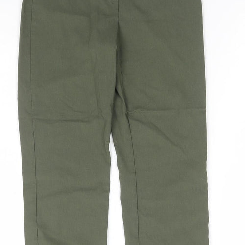 Dunnes Stores Womens Green Viscose Trousers Size XS L23 in Regular