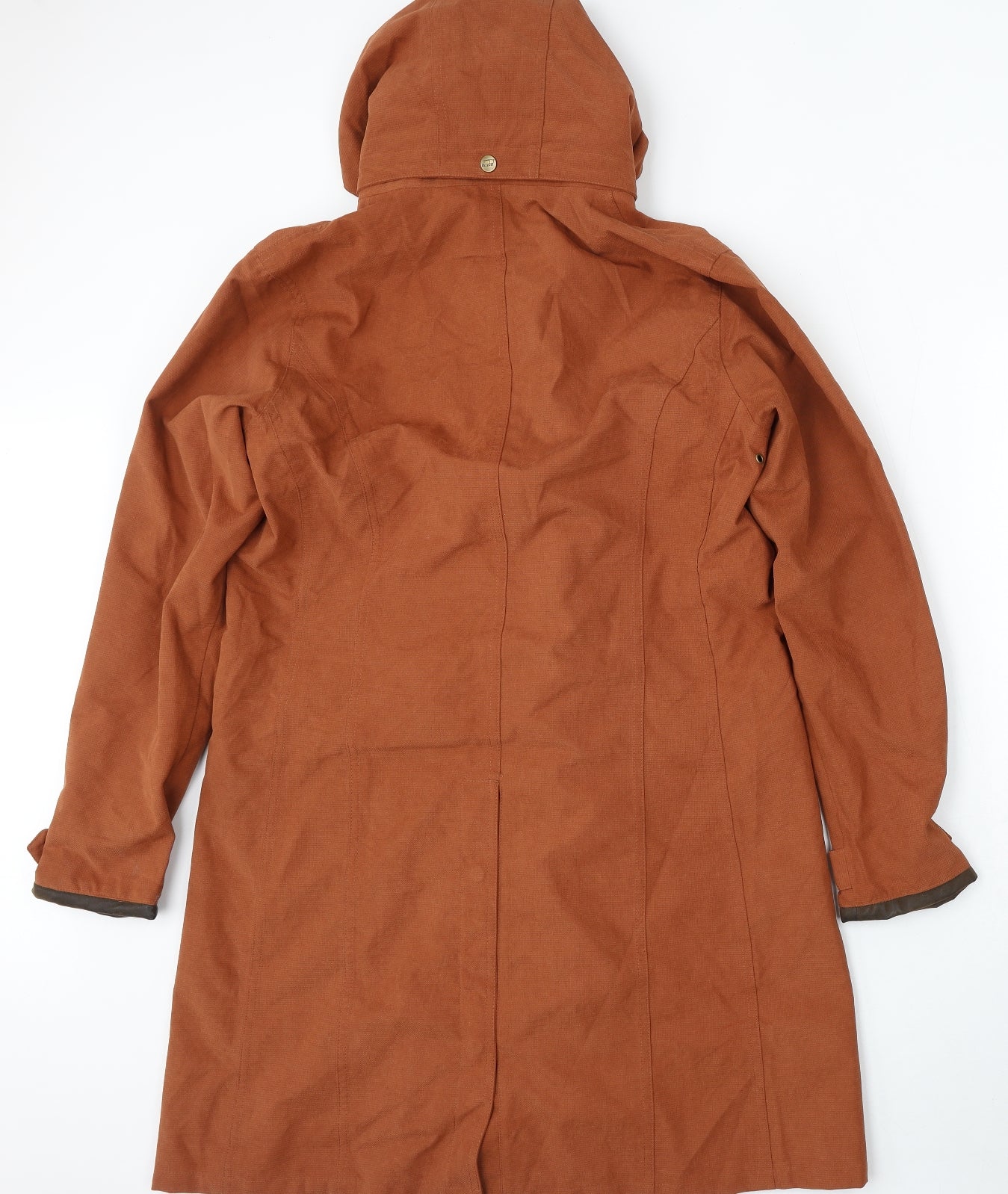 Baleno Womens Orange Jacket Coat Size 12 Zip