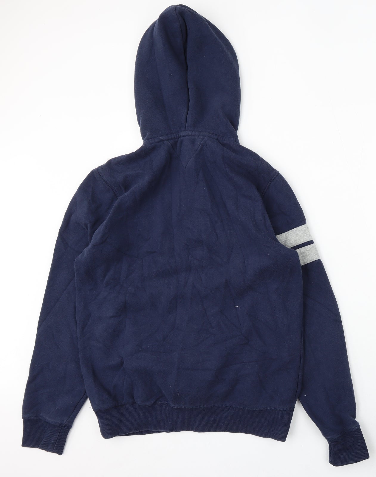 Tommy Hilfiger Mens Blue Cotton Pullover Hoodie Size M