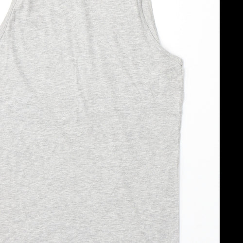 Cedar Wood State Mens White Cotton T-Shirt Size S Round Neck - West Coast