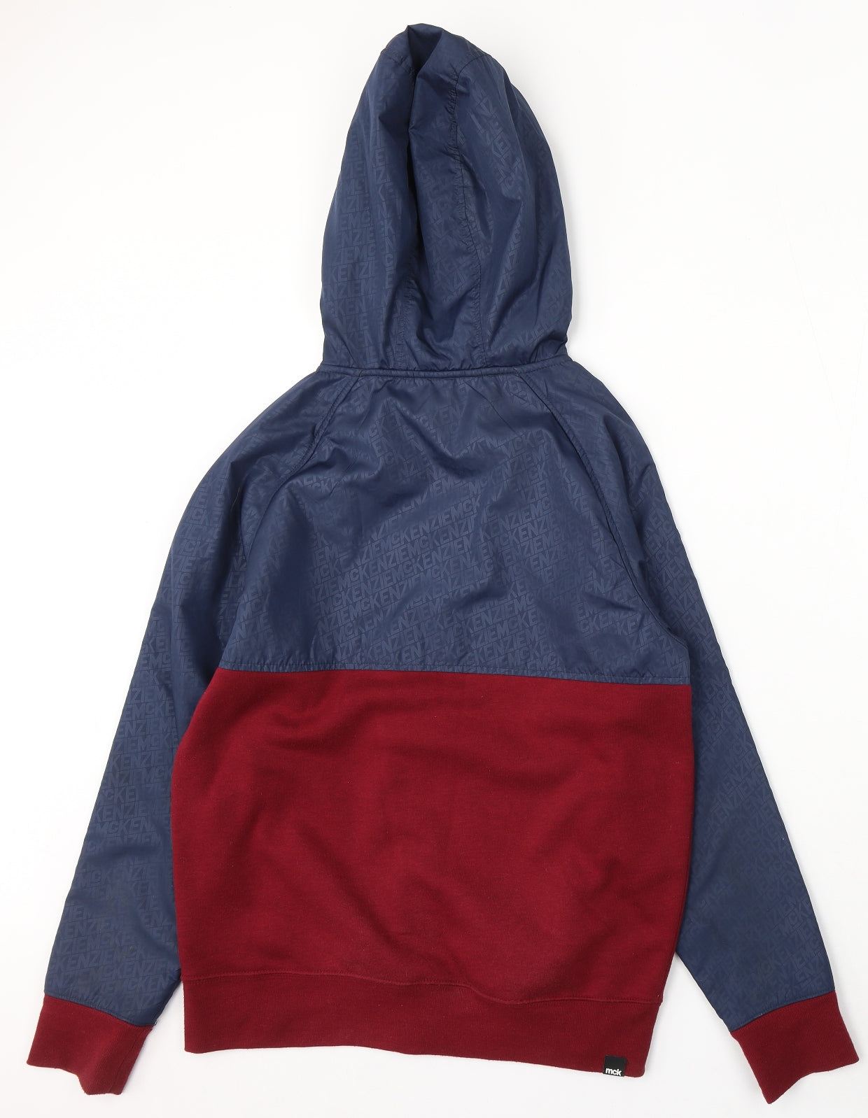 McKenzie Boys Blue Polyester Pullover Hoodie Size 13-14 Years Zip
