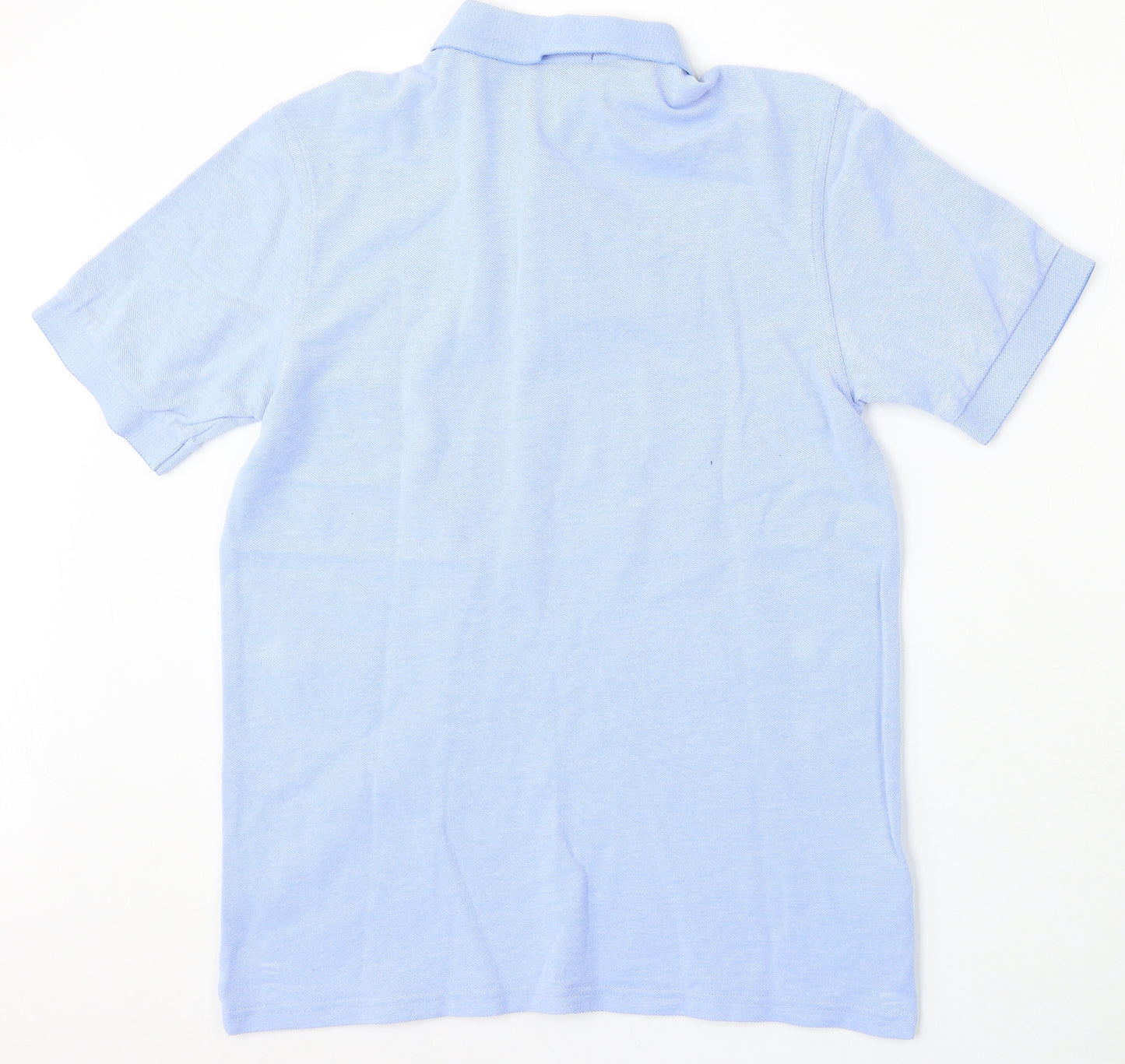 Fred Perry Boys Blue Cotton Basic Polo Size XL Collared Button