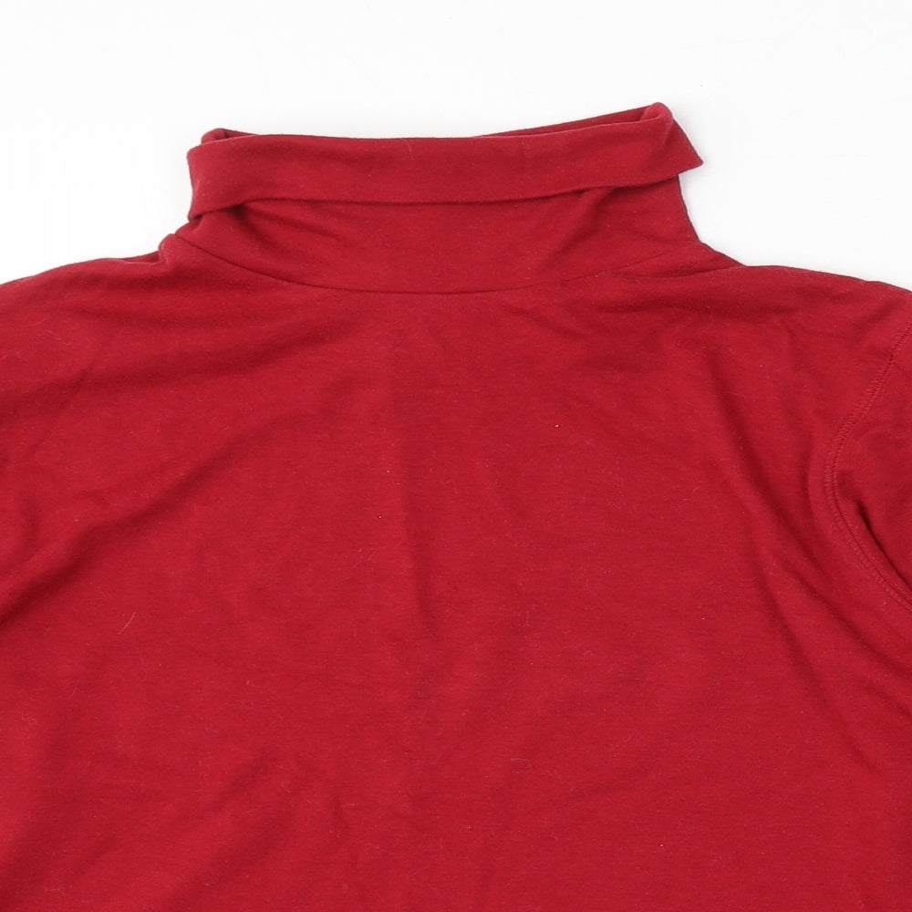 Primark Womens Red Polyester Pullover Sweatshirt Size 14