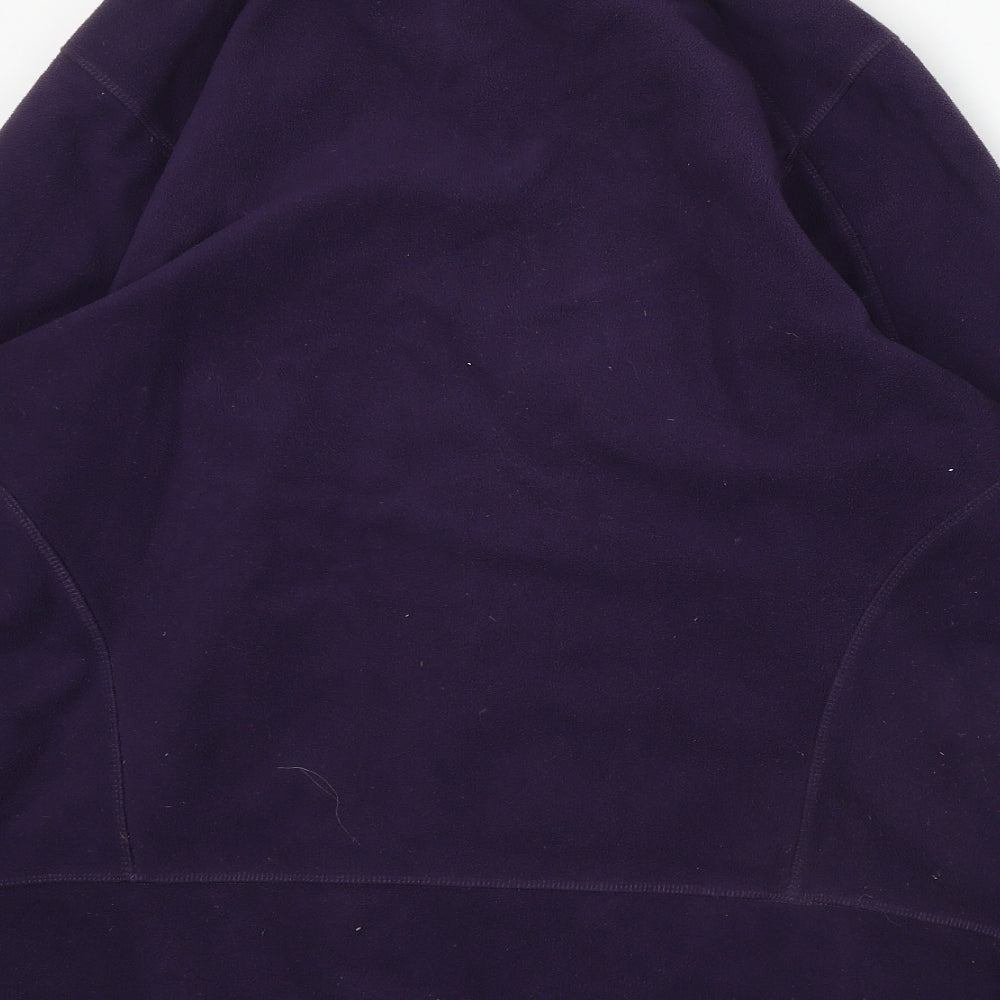TOG24 Womens Purple Polyester Full Zip Sweatshirt Size 16 Zip