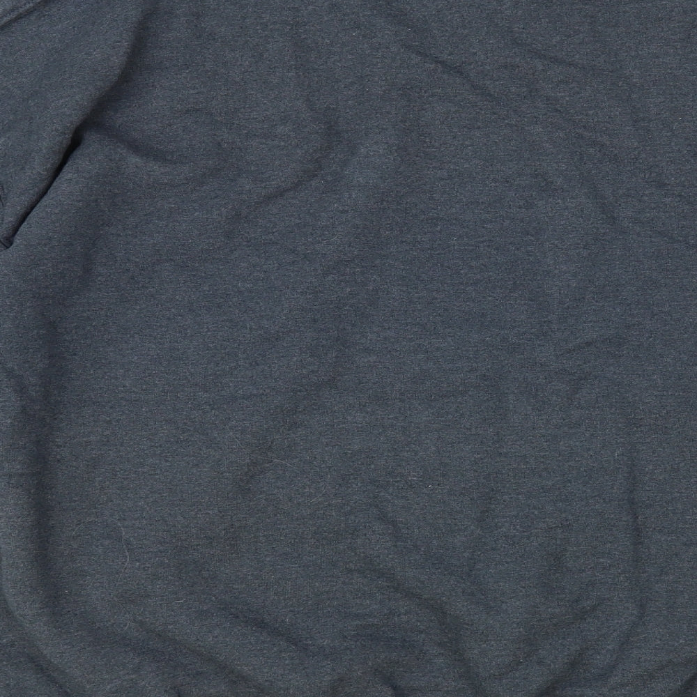 Gildan Mens Grey Cotton Pullover Sweatshirt Size XL