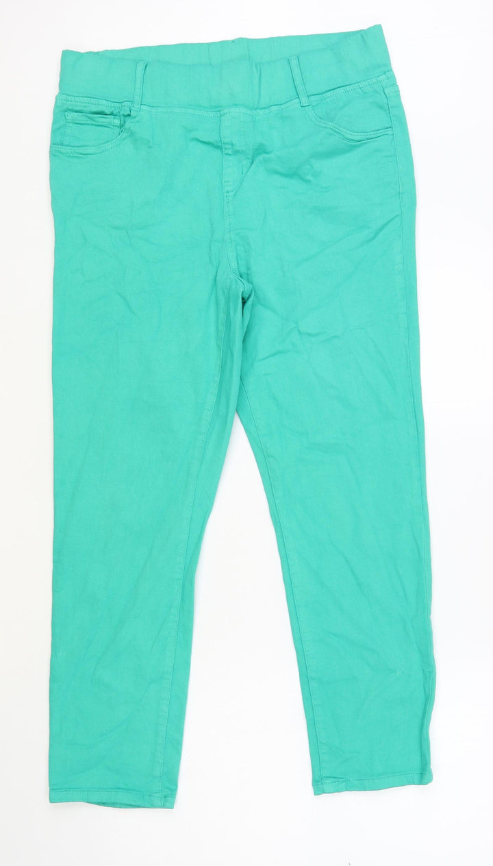 Gerard Womens Green Cotton Jegging Jeans Size 34 in L28 in Regular