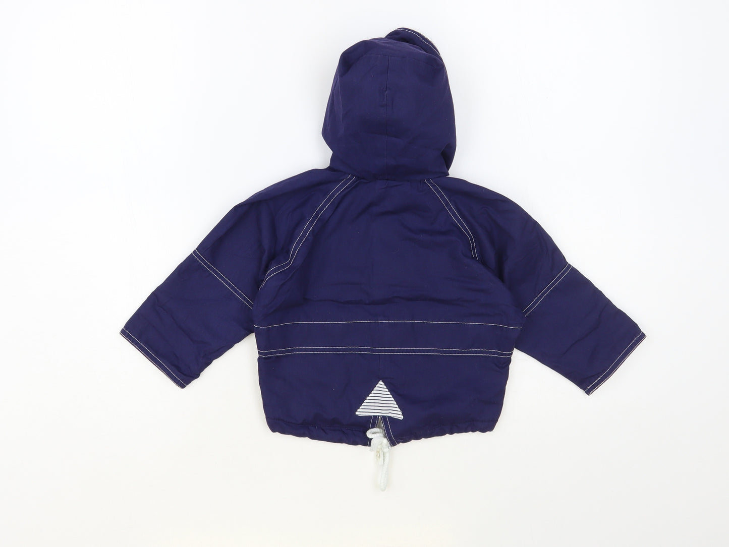 Marks and Spencer Baby Blue Basic Jacket Jacket Size 9-12 Months Button