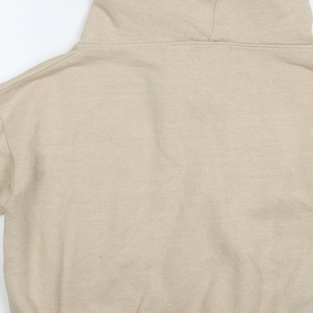 AX Paris Womens Beige Polyester Pullover Hoodie Size S Pullover - Yale