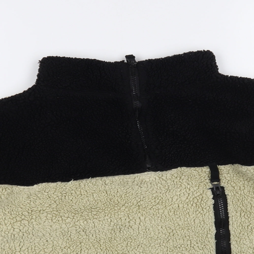 Primark Womens Beige Colourblock Polyester Pullover Sweatshirt Size 8 Pullover