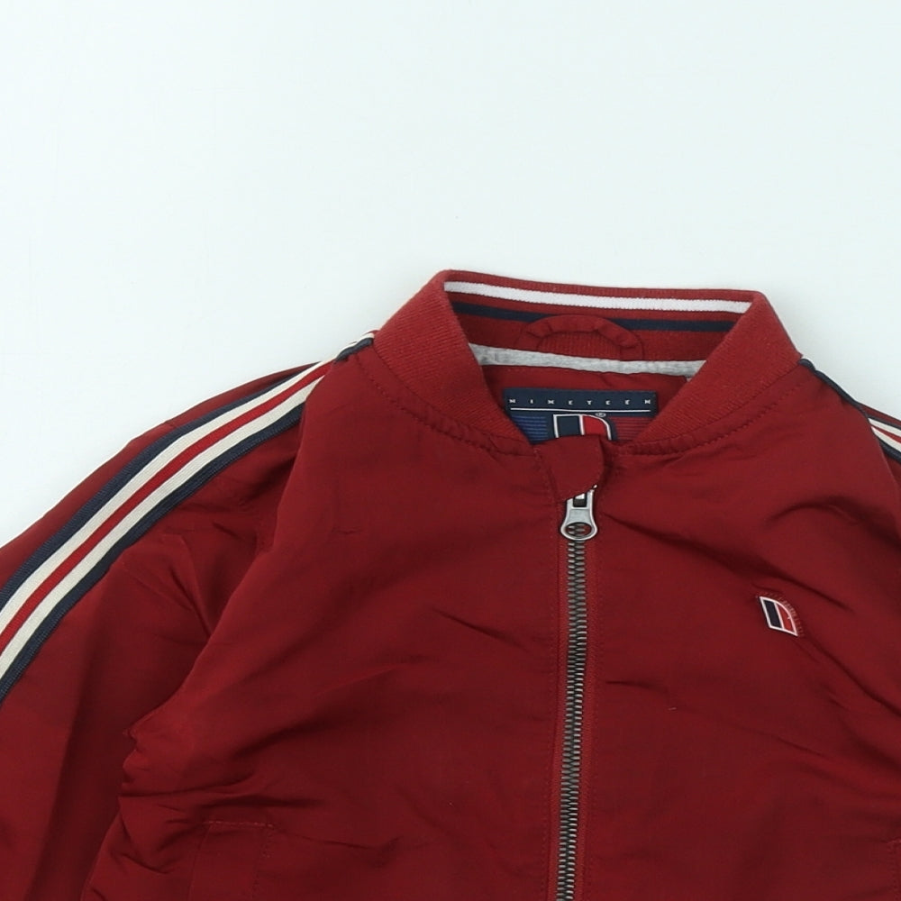NEXT Boys Red Jacket Size 2-3 Years Zip