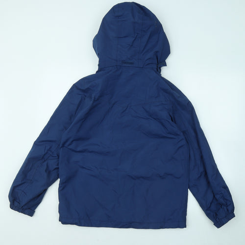 Peter Storm Boys Blue Rain Coat Coat Size 13 Years Zip