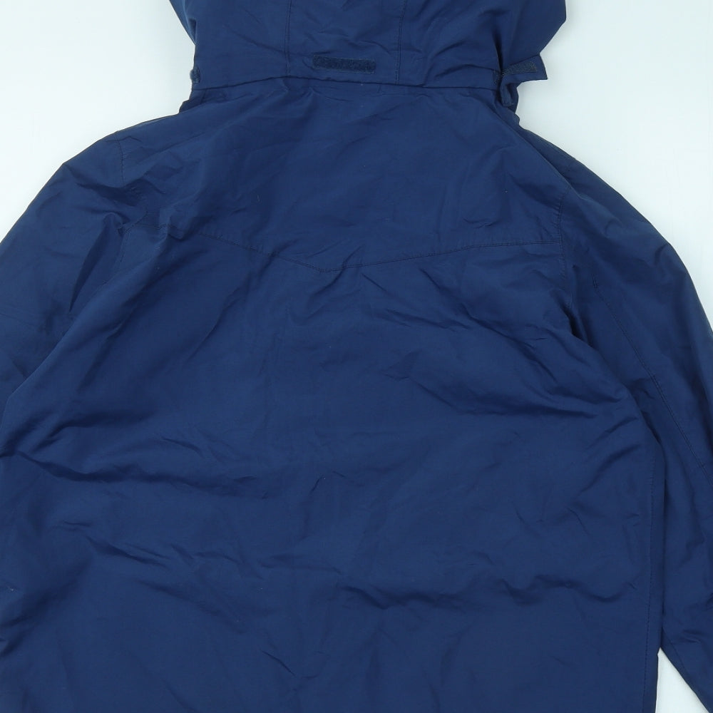 Peter Storm Boys Blue Rain Coat Coat Size 13 Years Zip