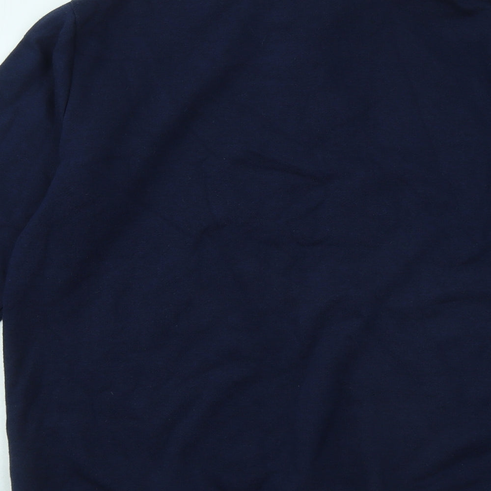 Boohoo Mens Blue Cotton Pullover Sweatshirt Size M