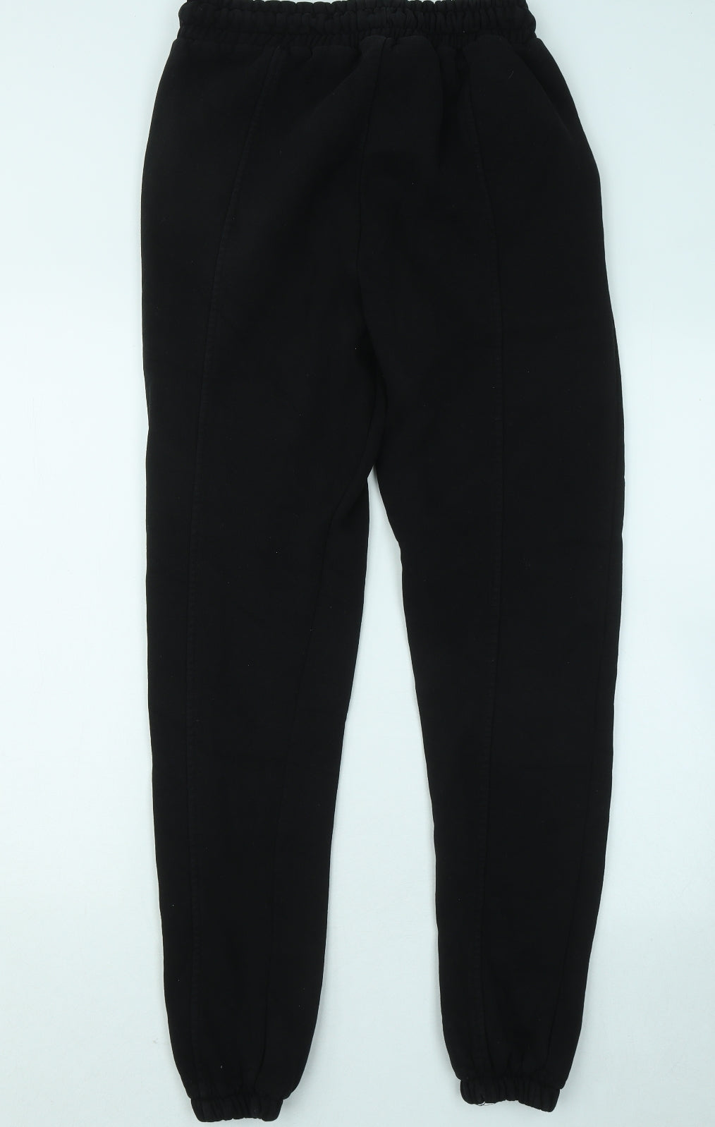 Boohoo Mens Black Cotton Jogger Trousers Size S L30 in Regular Drawstring - Limited