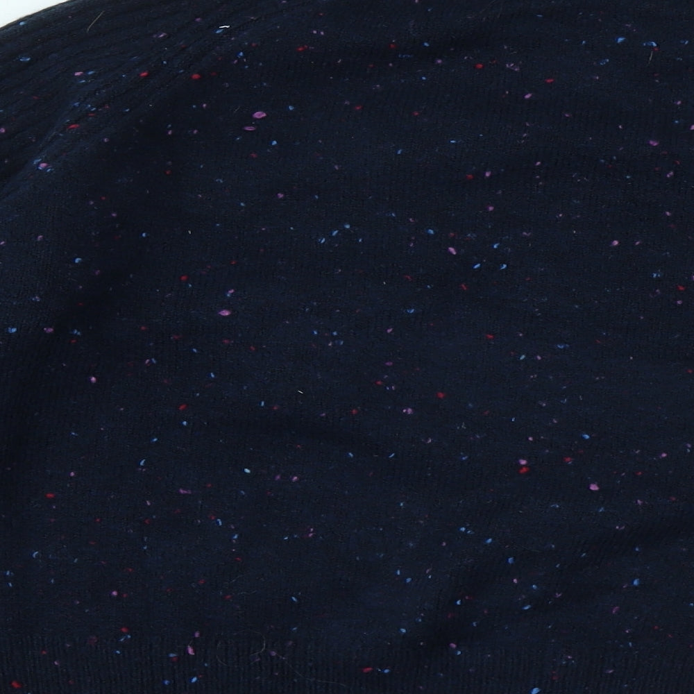 Marks and Spencer Womens Blue Round Neck Acrylic Pullover Jumper Size L