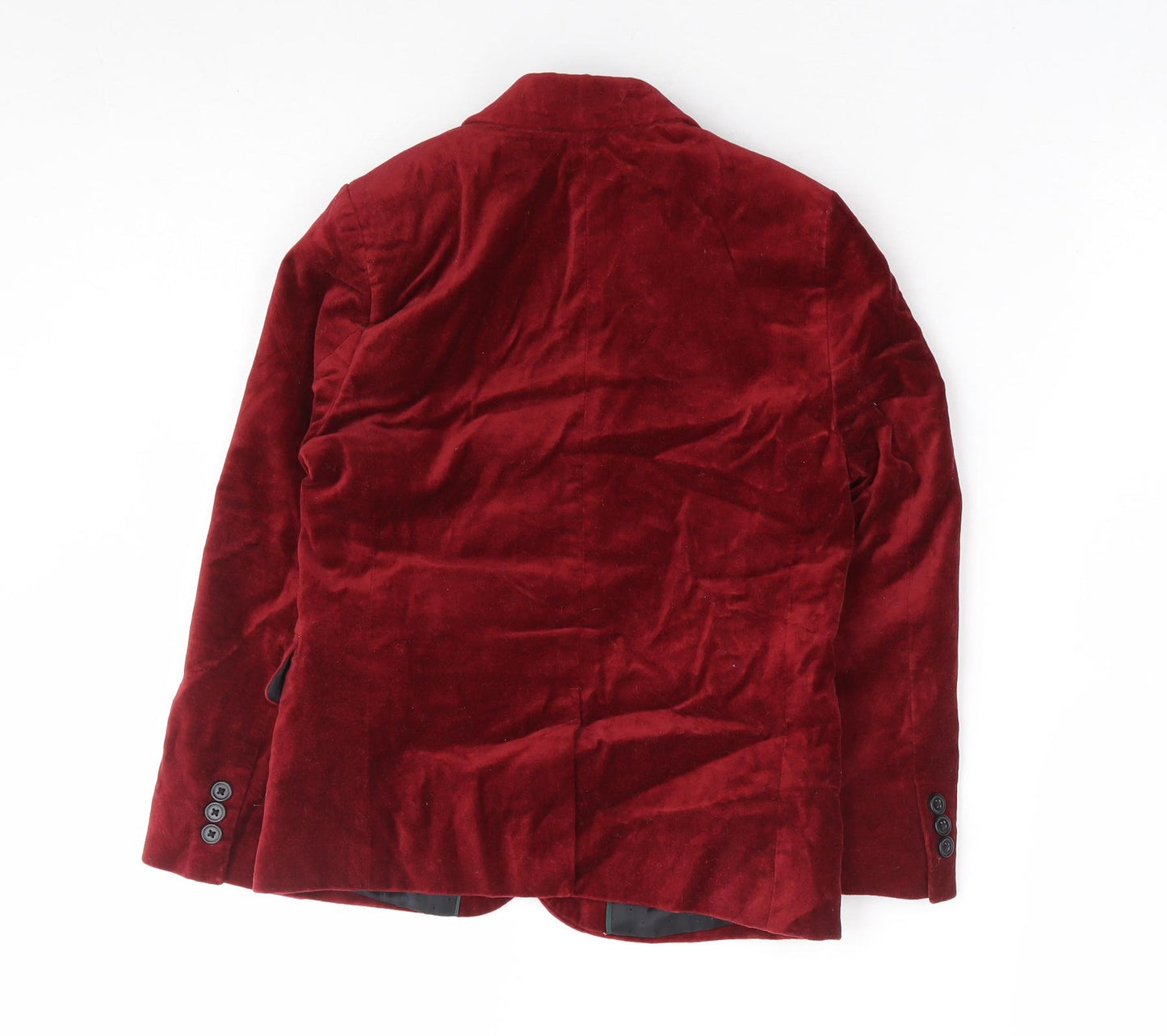 H&M Boys Red Jacket Size 6-7 Years Button - Suit Jacket