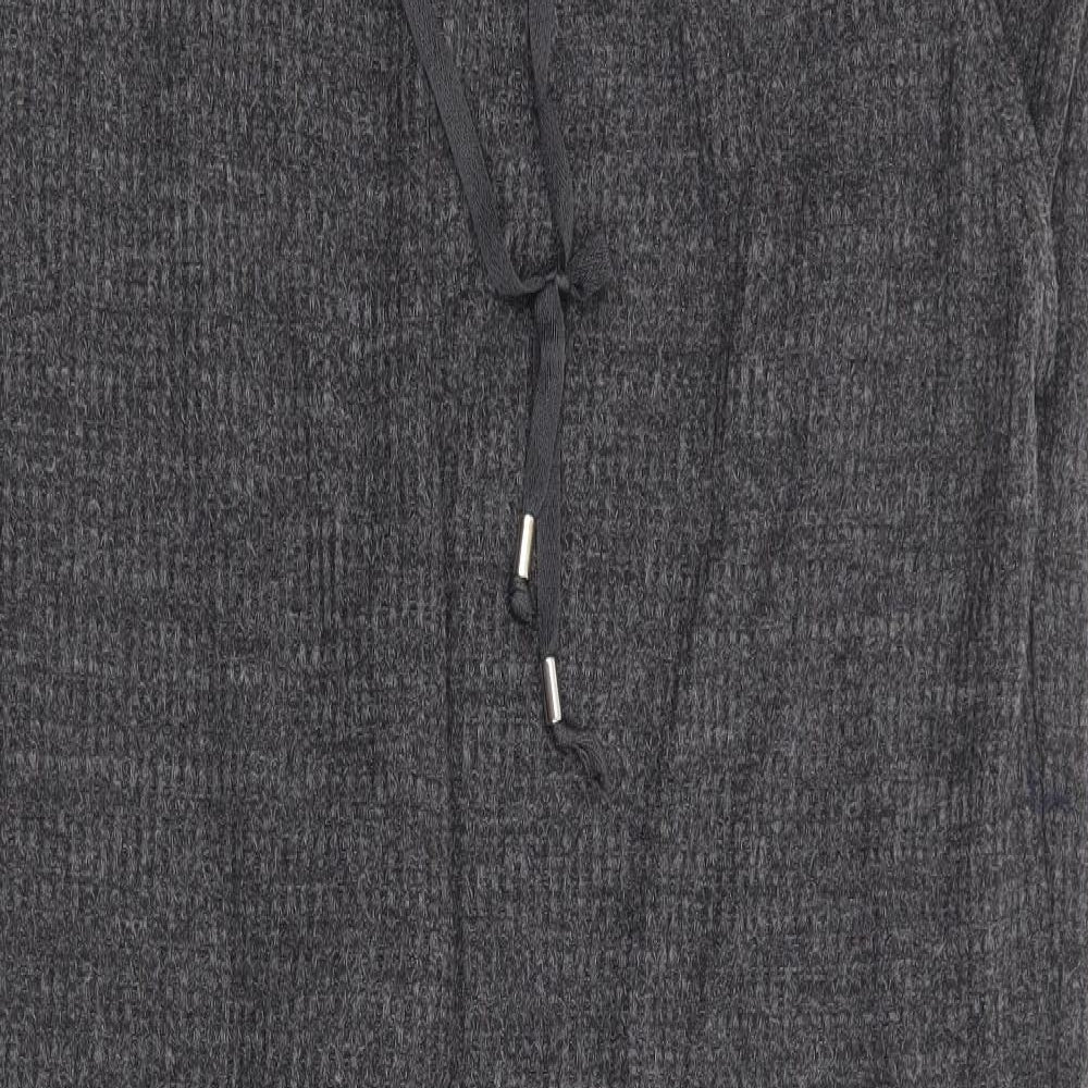 Marks and Spencer Womens Grey Viscose Sweatpants Trousers Size 22 L29 in Regular Drawstring - Lounge Pants