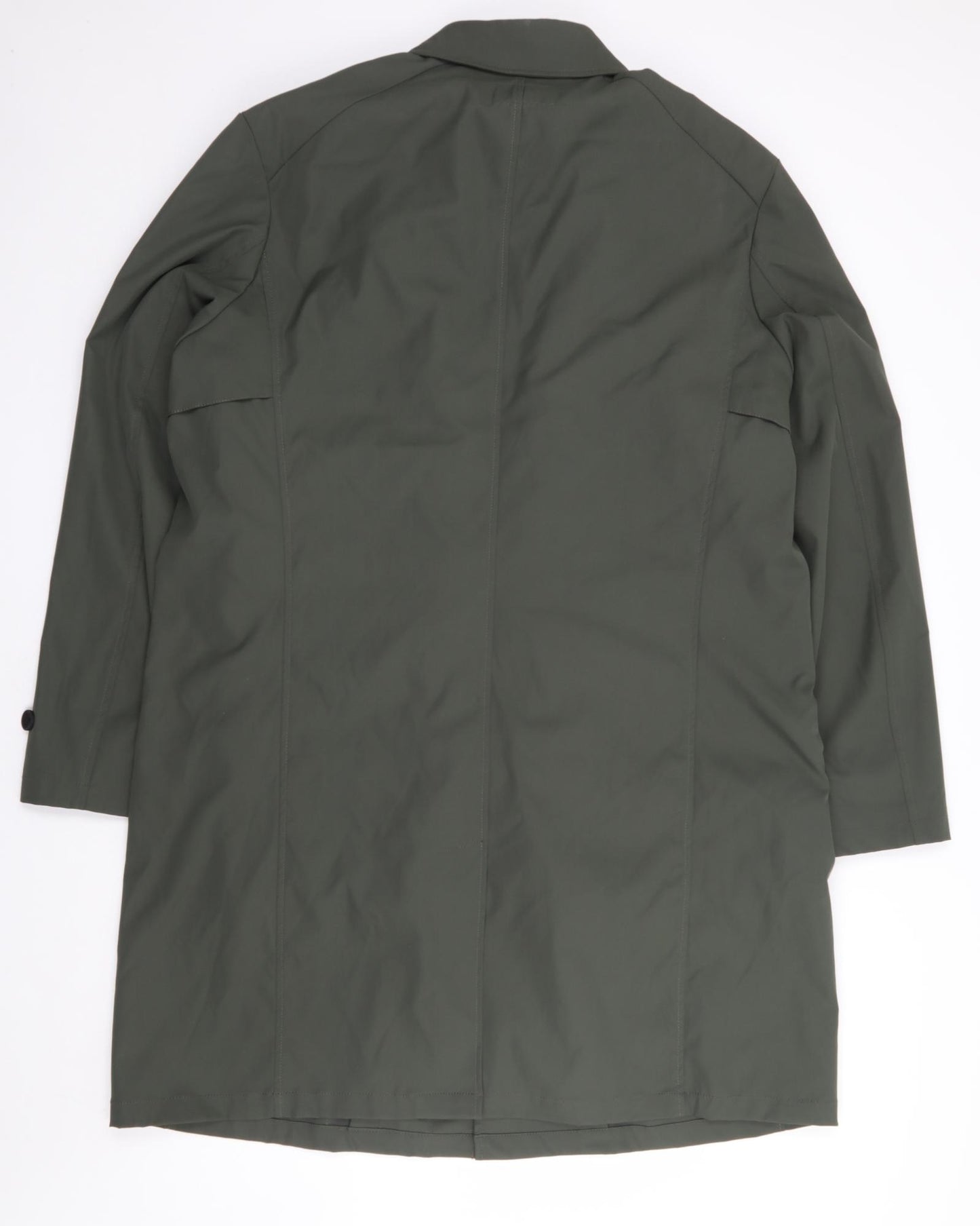 Guards London Mens Green Overcoat Coat Size 48 Button - Thinsulate Lining