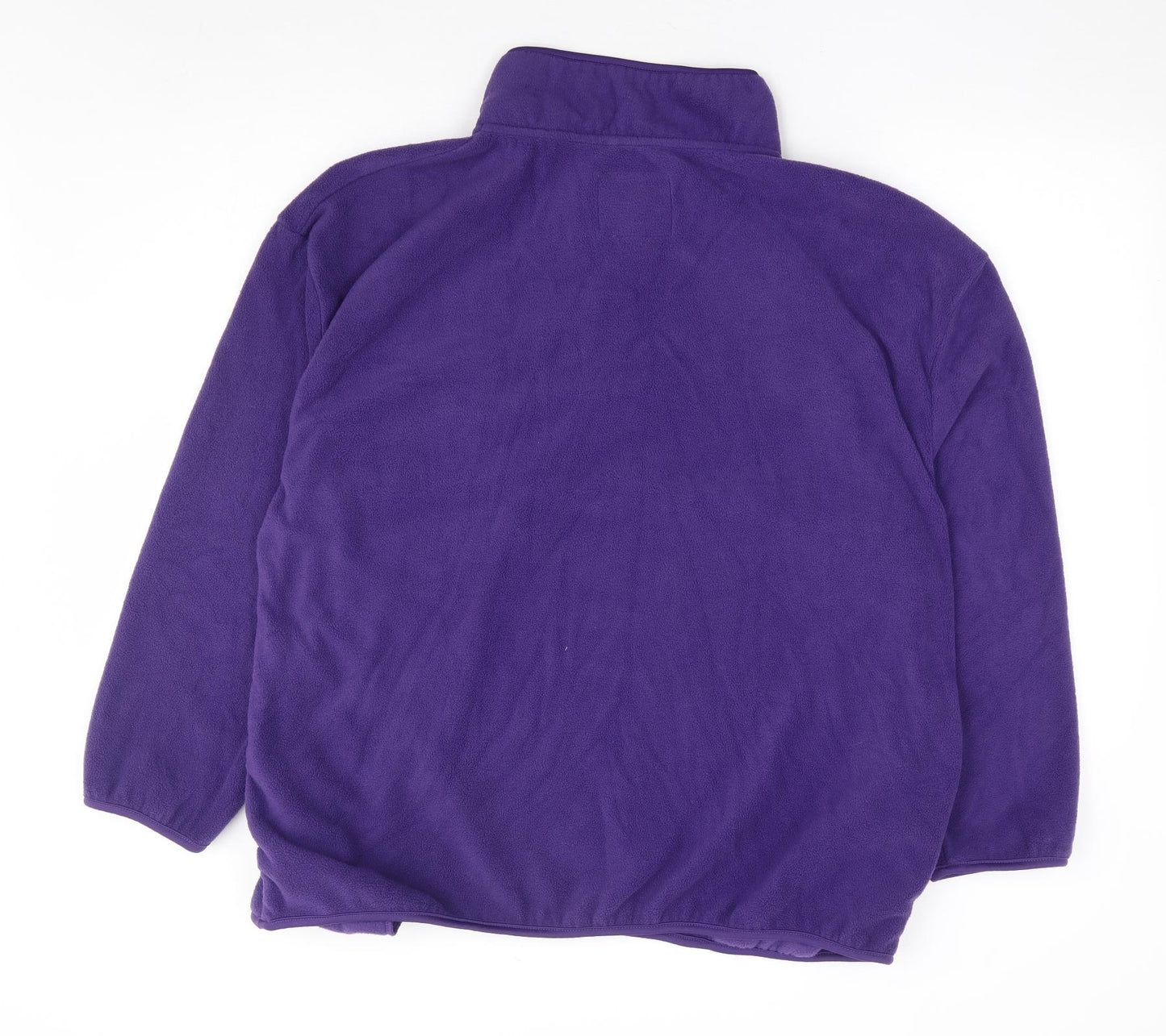 Primark Womens Purple 100% Polyester Pullover Sweatshirt Size XL Snap