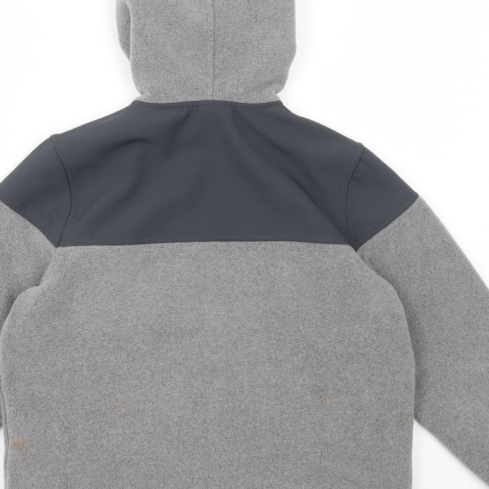 Trespass Boys Grey Jacket Size 9-10 Years Zip