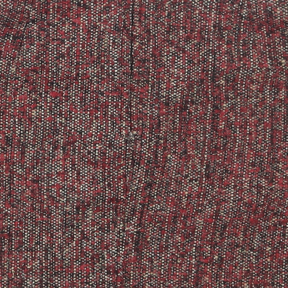 George Womens Red Polyester Mini Skirt Size 10 Zip