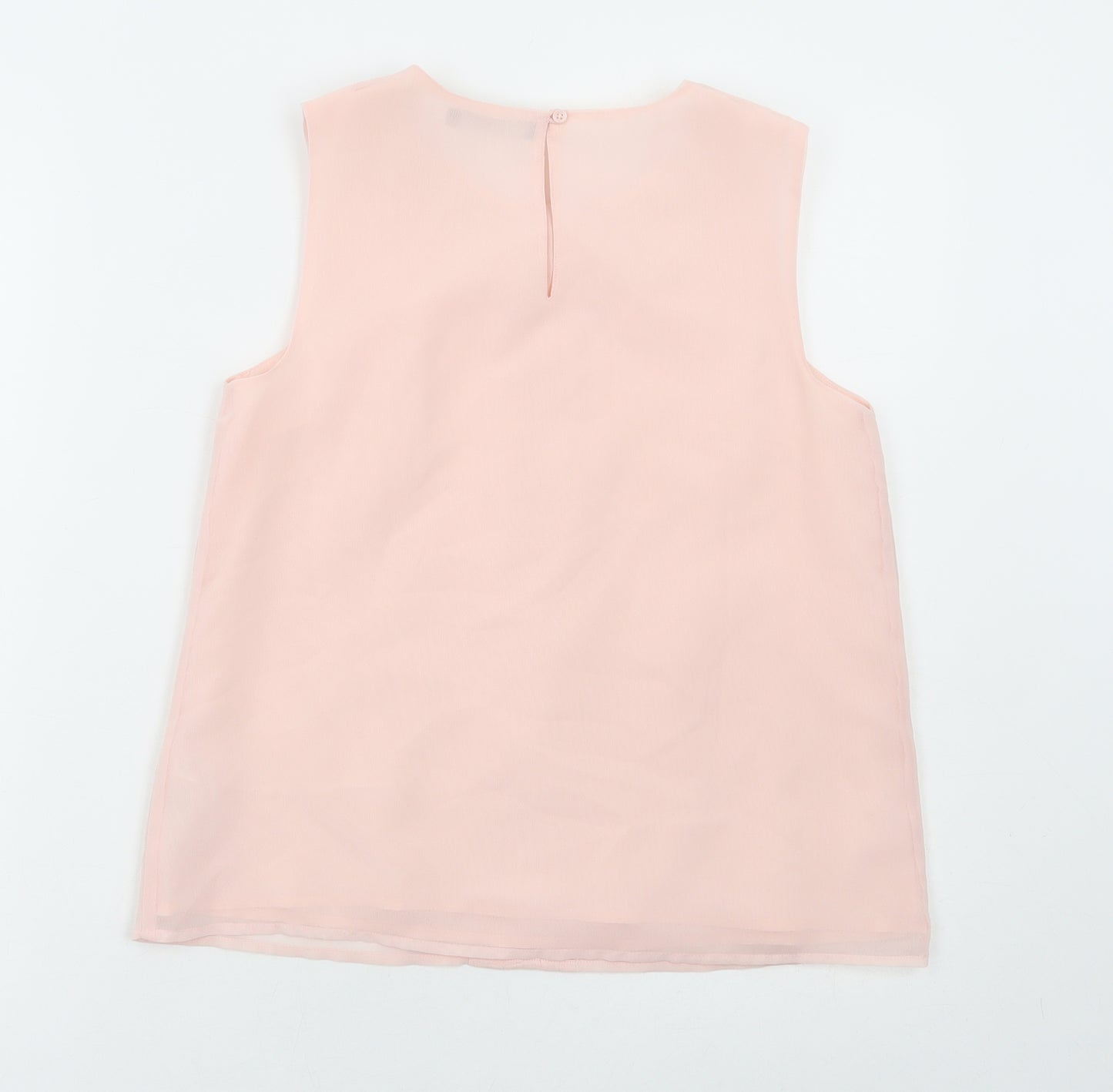 George Girls Pink Polyester Basic Blouse Size 13-14 Years Collared Button