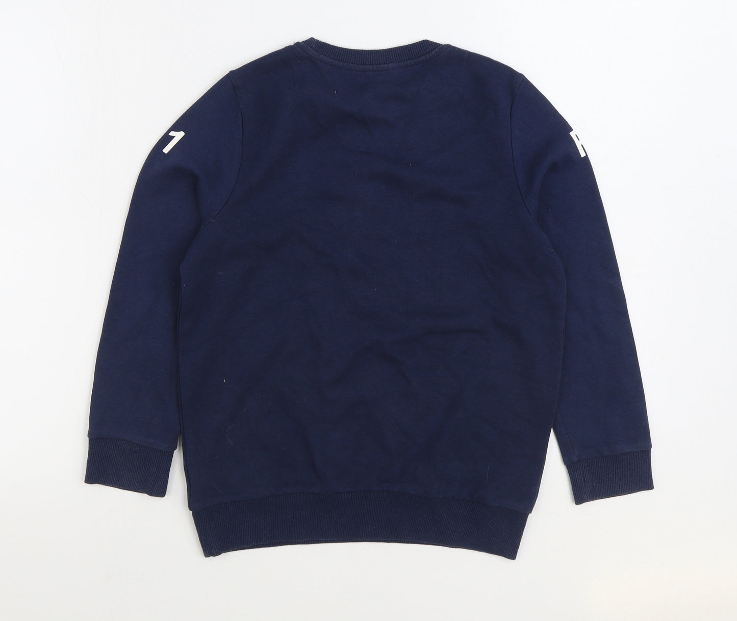 F&F Boys Blue Cotton Pullover Sweatshirt Size 10-11 Years Pullover - Playstation