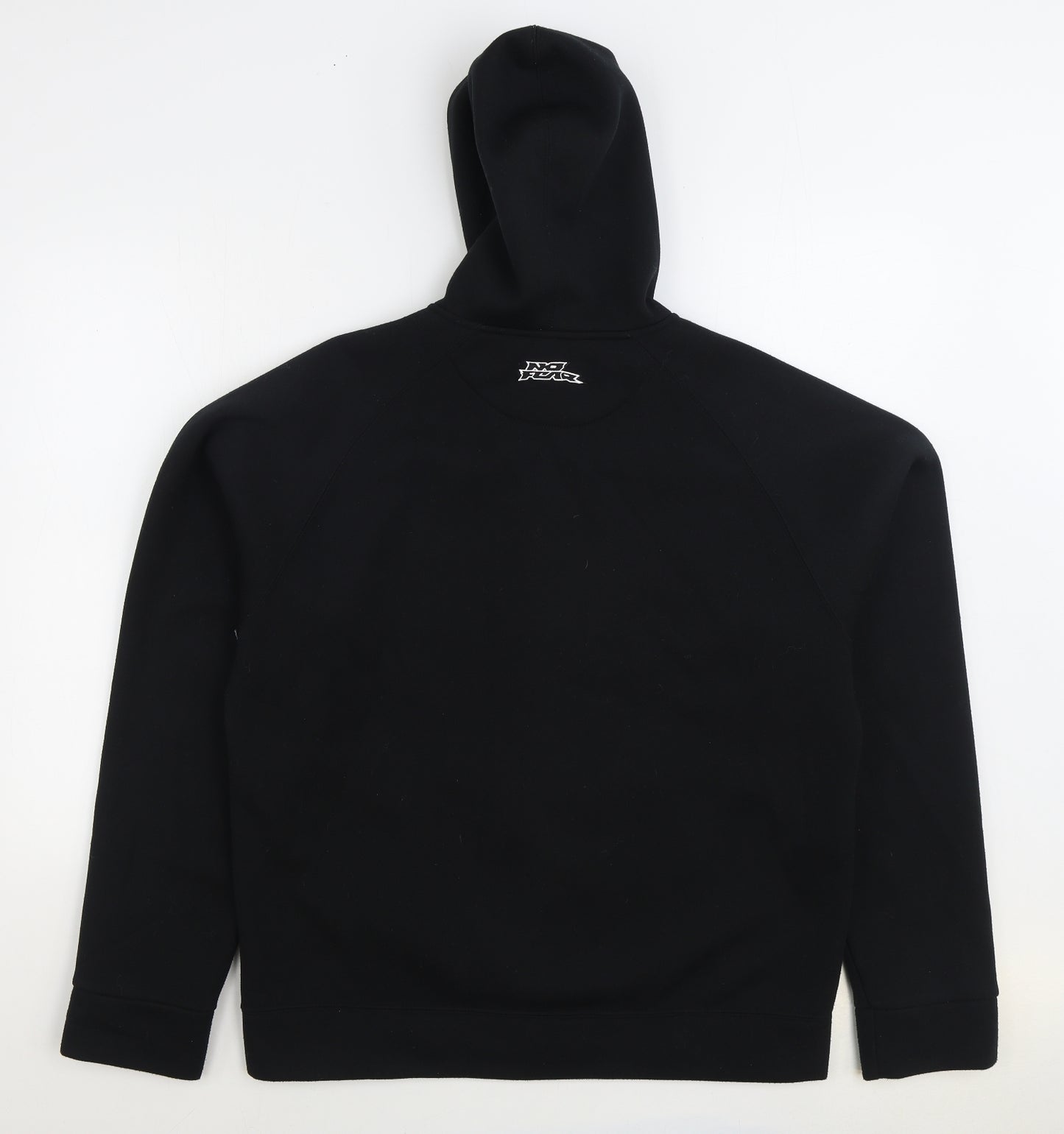 No Fear Mens Black Polyester Full Zip Hoodie Size XL