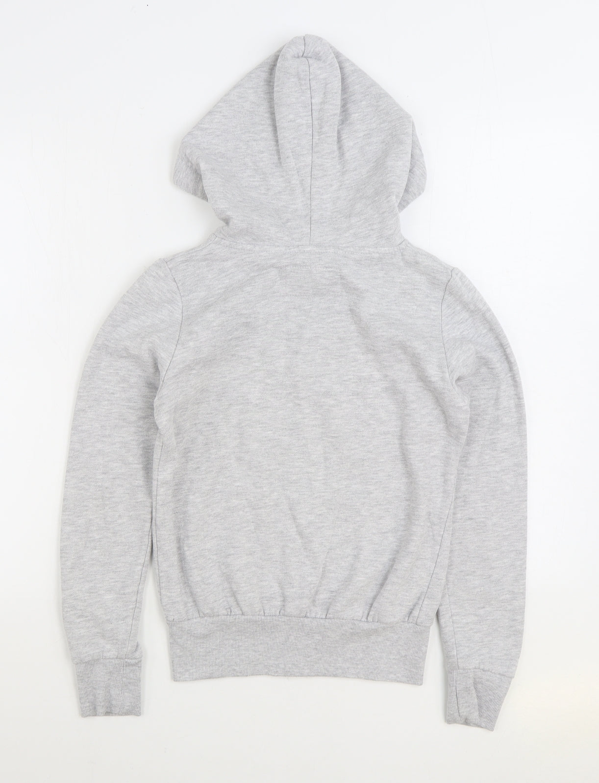 Atmosphere Womens Grey Cotton Full Zip Hoodie Size 6 Zip
