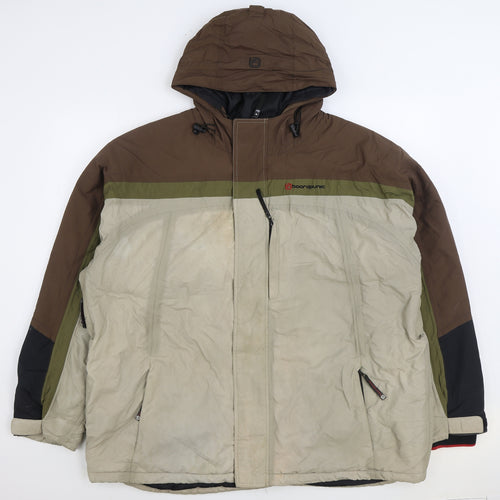 Boardpunk Womens Brown Ski Jacket Jacket Size XL Zip