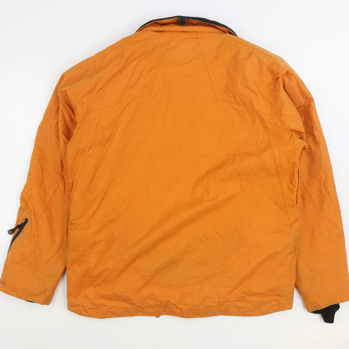 Ultimate Boarding Zone Mens Orange Jacket Size M Zip - Ski Jacket