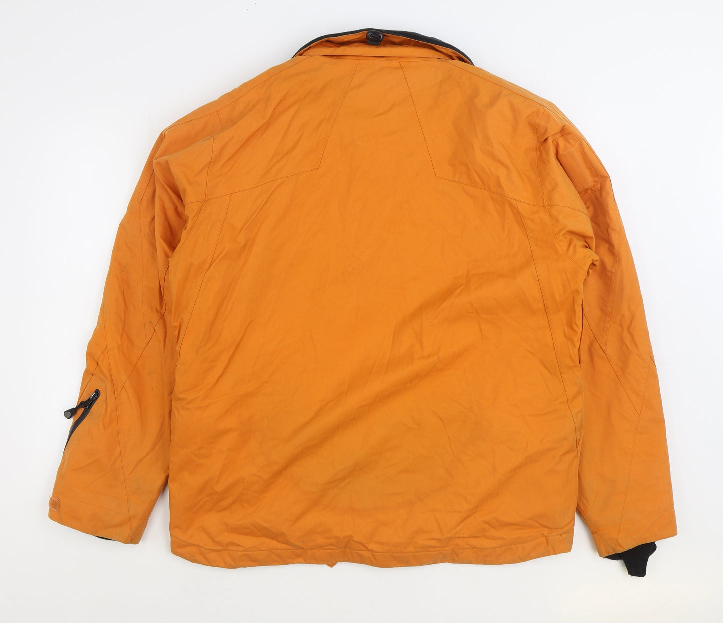 Ultimate Boarding Zone Mens Orange Jacket Size M Zip - Ski Jacket