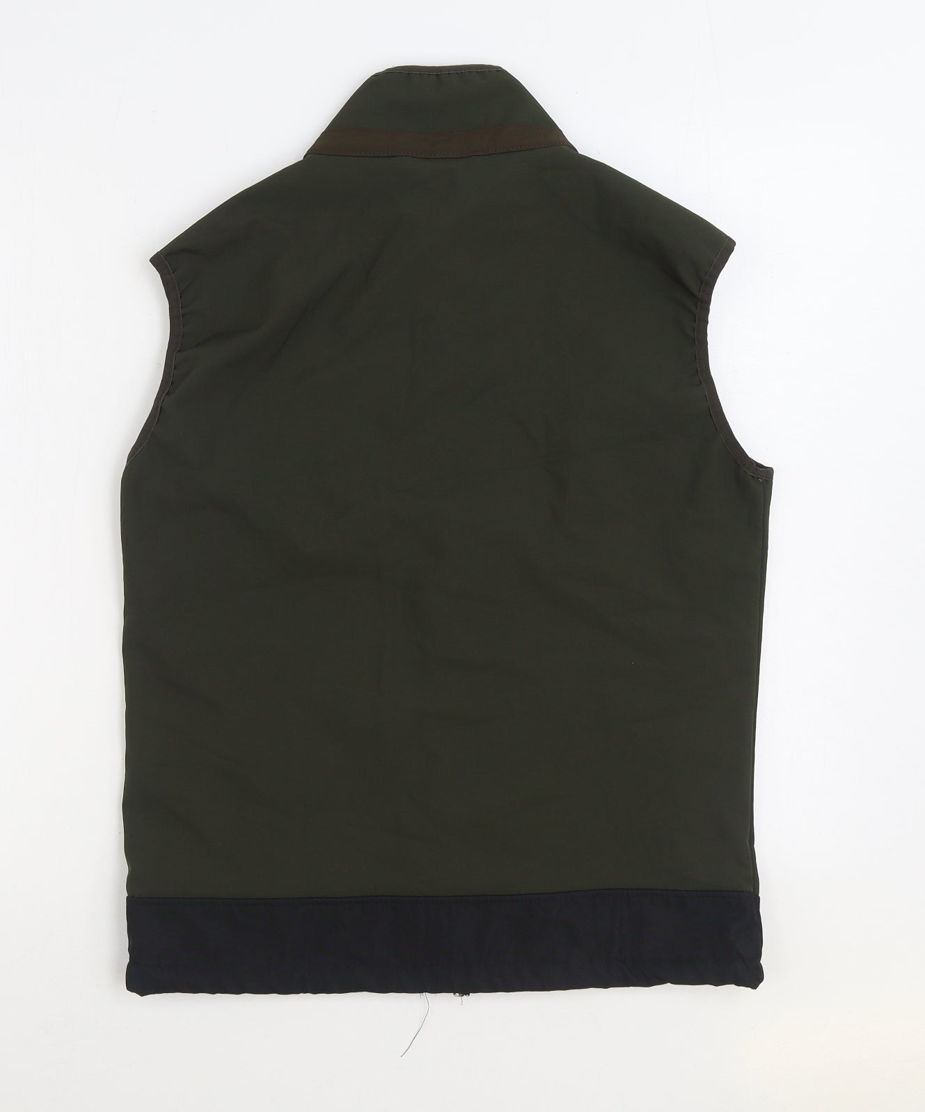 Workwear Mens Green Gilet Jacket Size S Zip