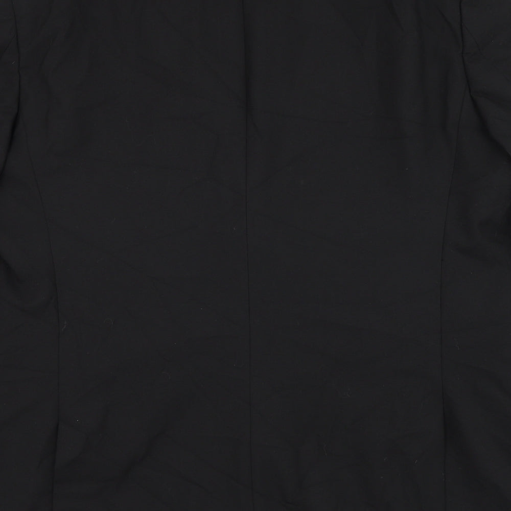 NEXT Mens Black Polyester Jacket Suit Jacket Size 44
