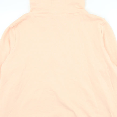 Primark Womens Pink Cotton Full Zip Hoodie Size 22 Zip