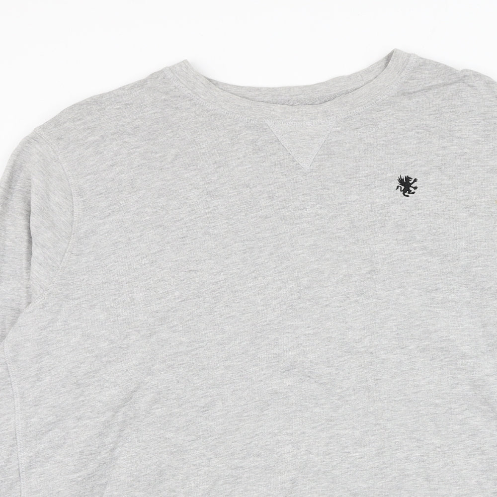 Jacamo Mens Grey Cotton Pullover Sweatshirt Size 2XL