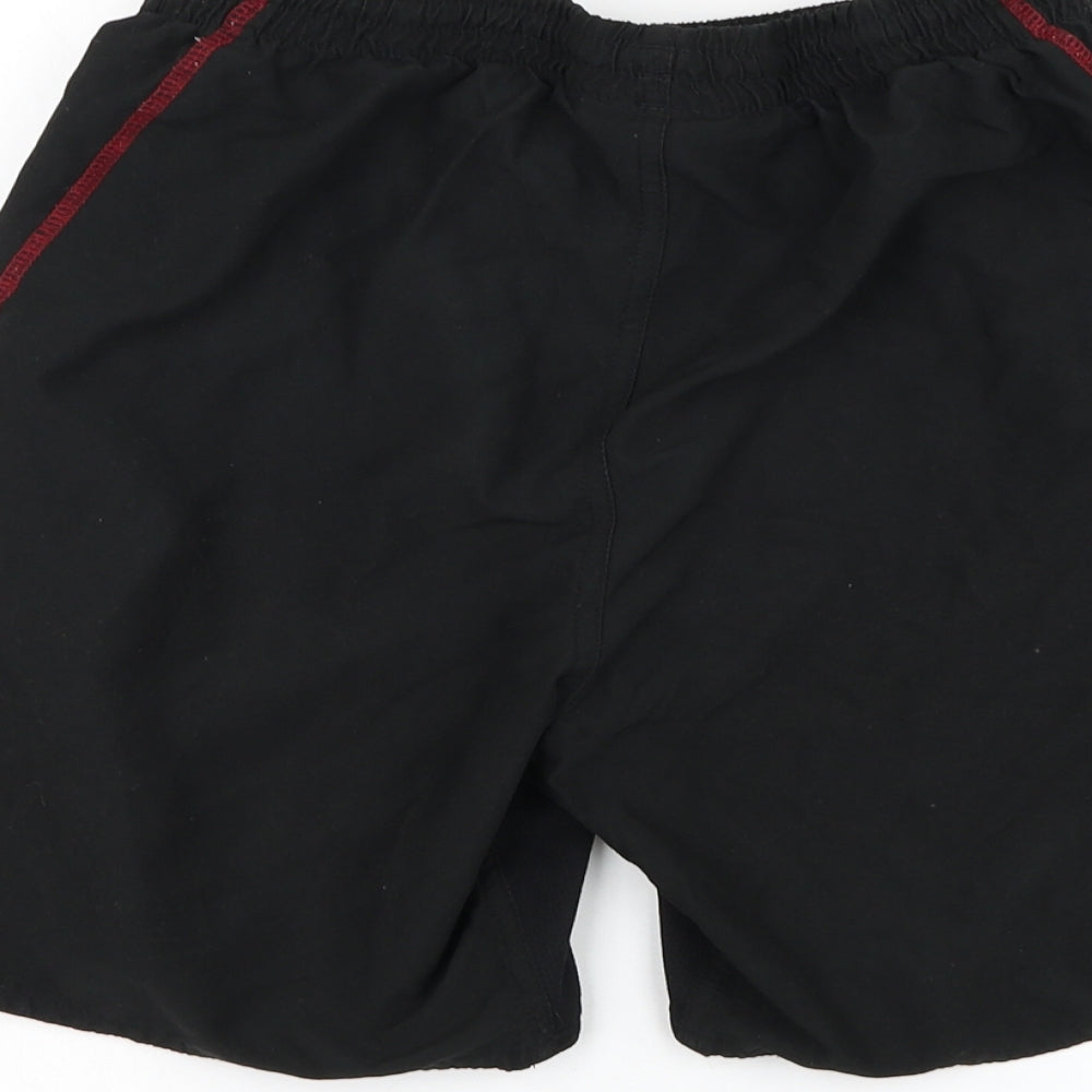 Kukri Mens Black Polyester Sweat Shorts Size XS L7 in Regular Drawstring