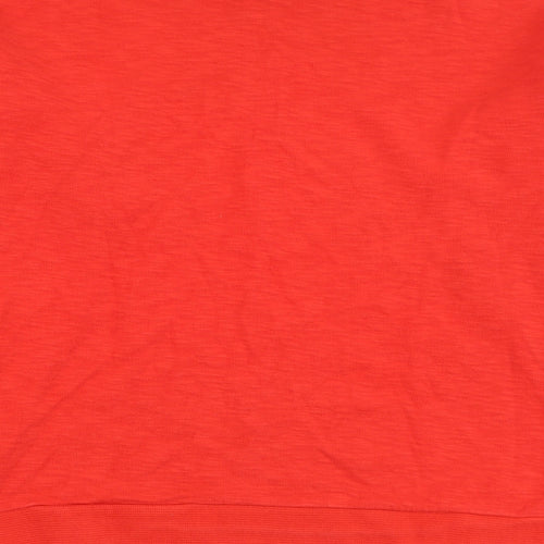 Paul Costelloe Womens Red Cotton Pullover Sweatshirt Size M Pullover
