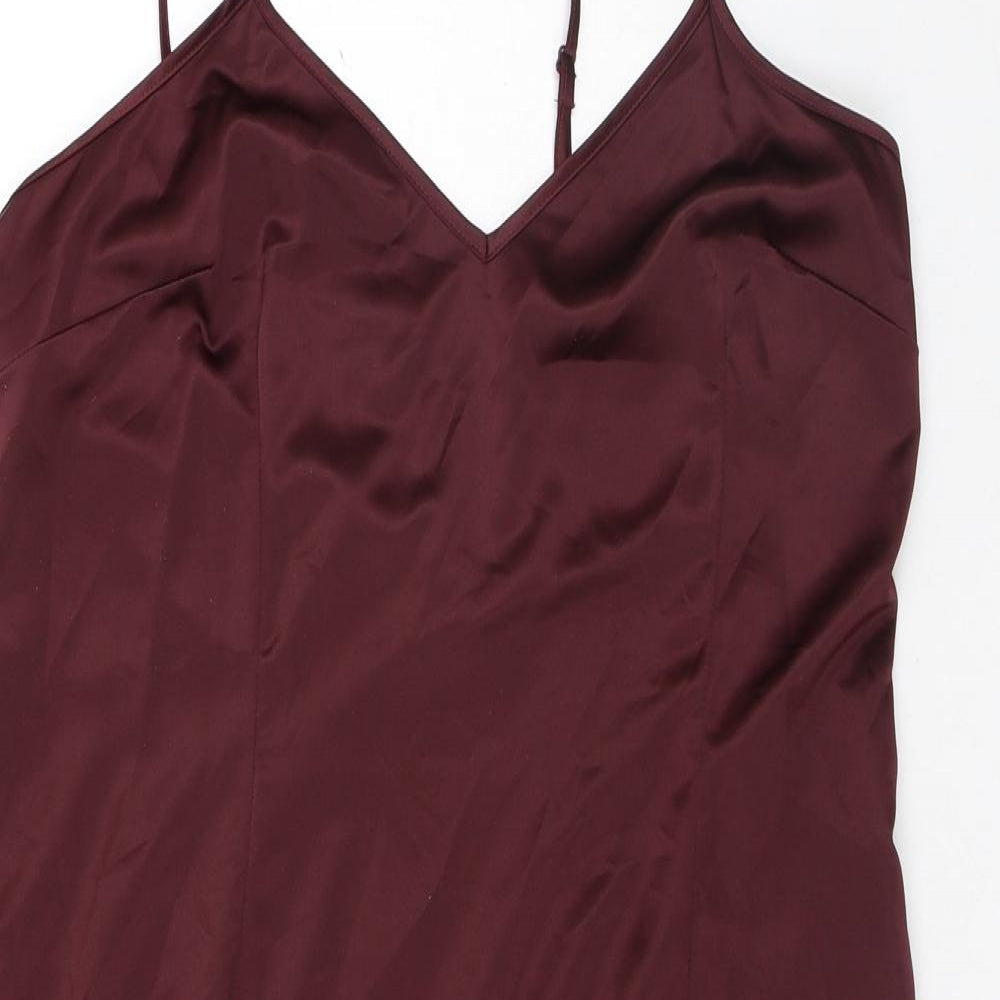 NEXT Womens Red Solid Polyester Babydoll Dress Size 12