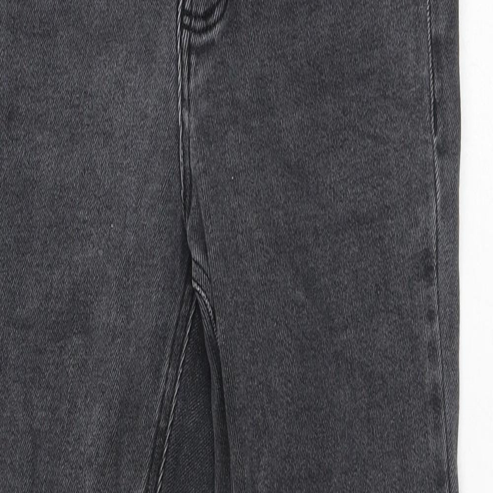 New Look Womens Black Cotton Skinny Jeans Size 10 L24 in Regular Button
