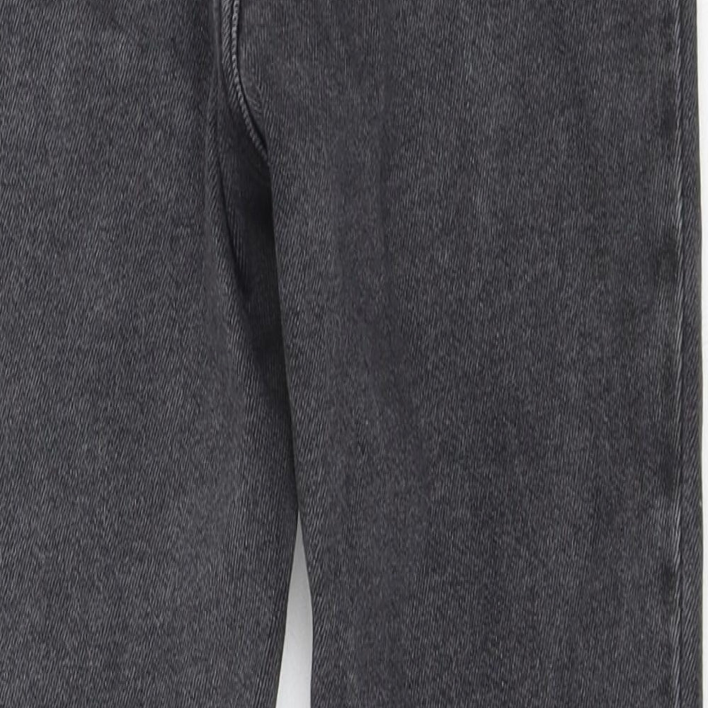 New Look Womens Black Cotton Skinny Jeans Size 10 L24 in Regular Button