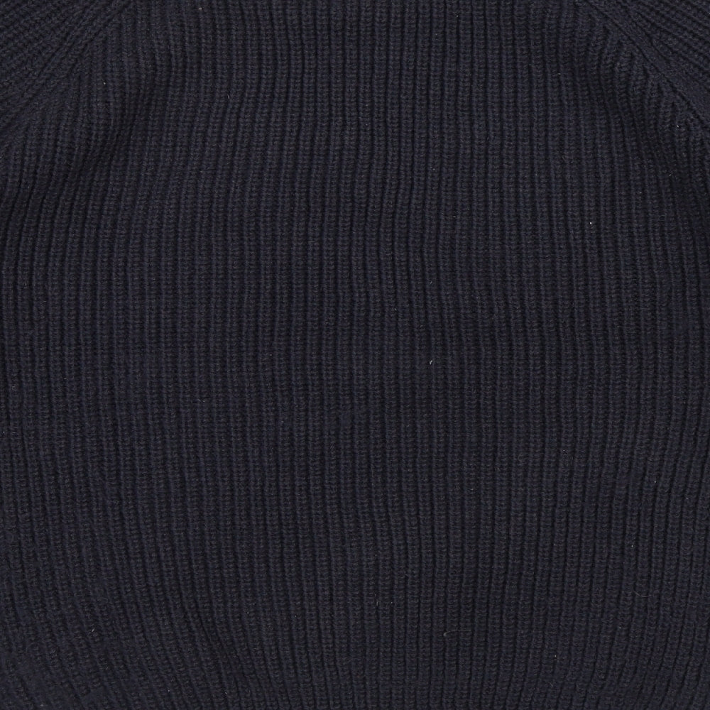Dunnes Stores Mens Blue Round Neck Acrylic Pullover Jumper Size XL